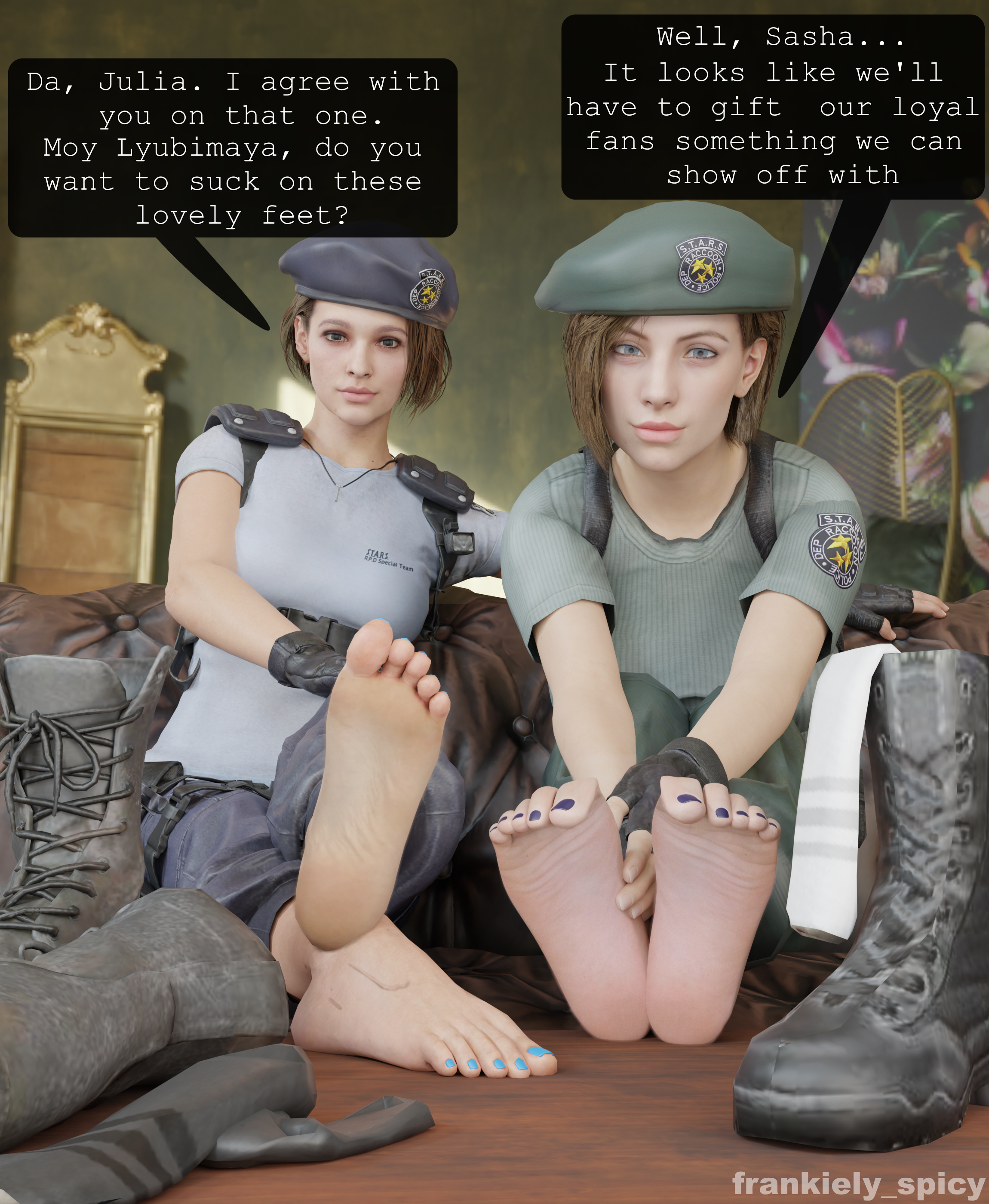 Jill Valentine (Capcom) Rule 34 Image