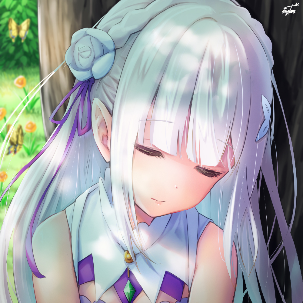 Emilia (Re:Zero) Rule 34 Image