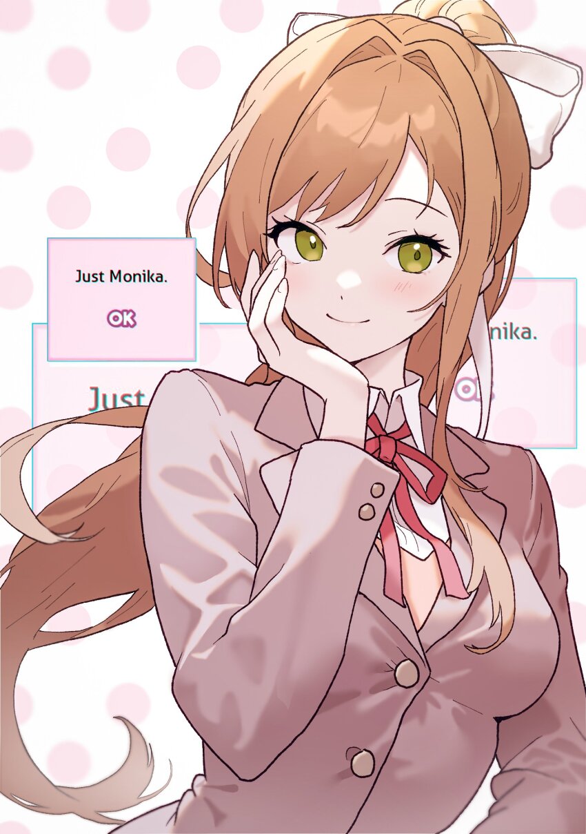 Monika (Doki Doki Literature Club) Rule 34 Image