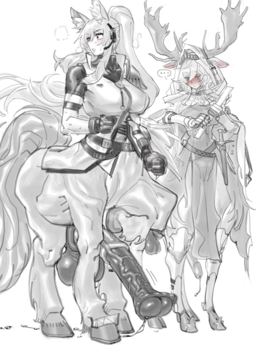 Cervitaur (Arknights) Rule 34 Image