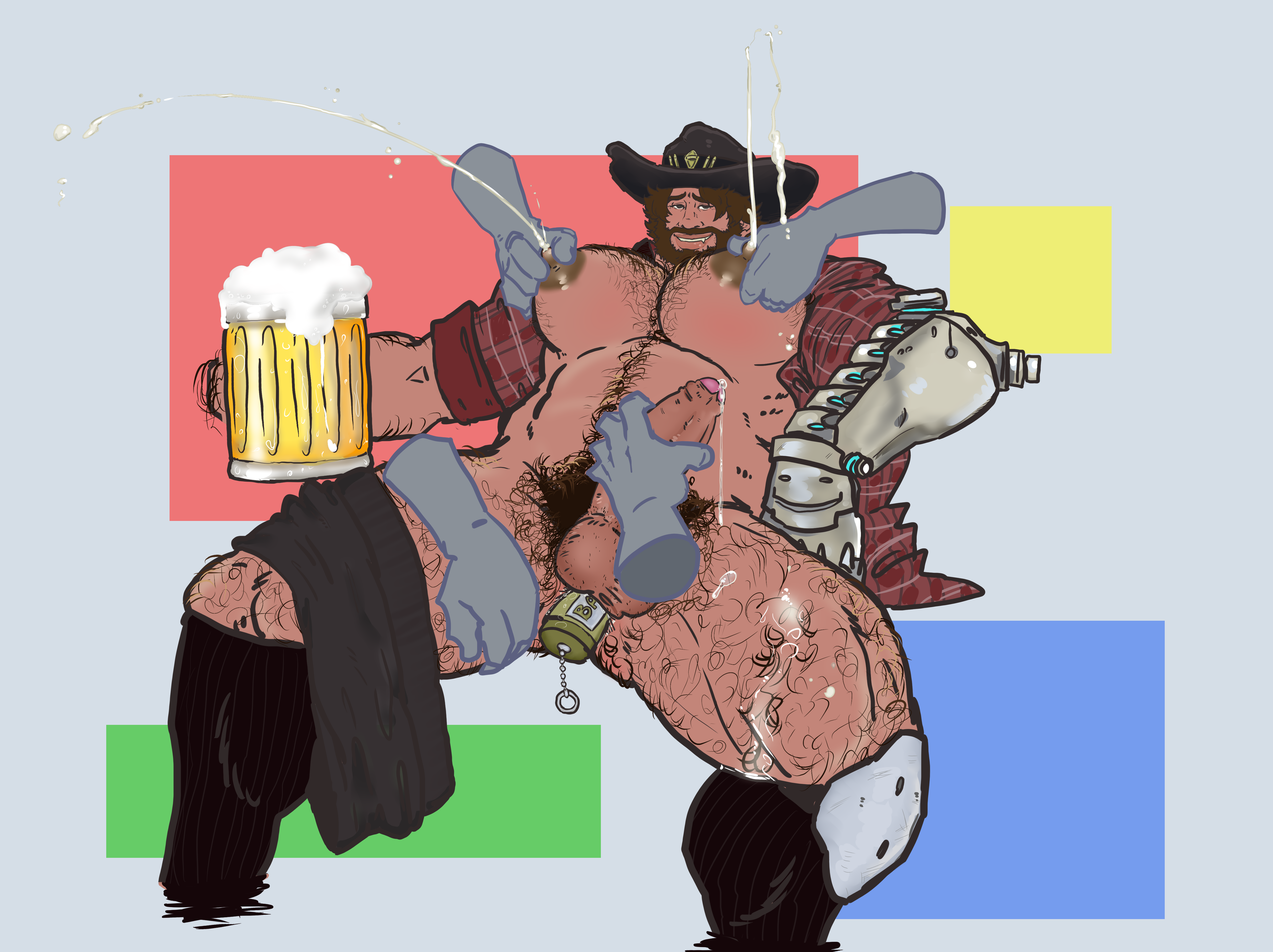 Cole Cassidy (Overwatch) Rule 34 Image