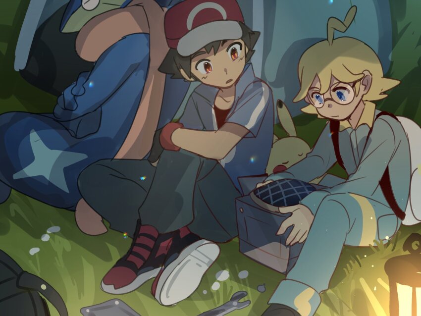 Ash Ketchum (Clemont (Pokemon)) Rule 34 Image