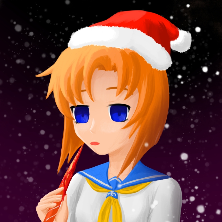 Ryuuguu Rena (Christmas) Rule 34 Image