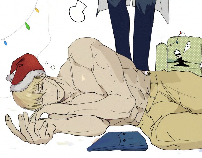 Gojou Satoru (Christmas) Rule 34 Image