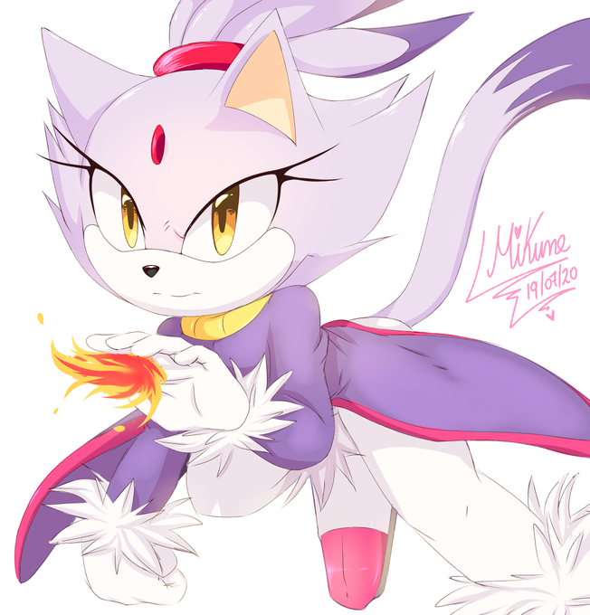Blaze The Cat (Sonic (Series)) Rule 34 Image