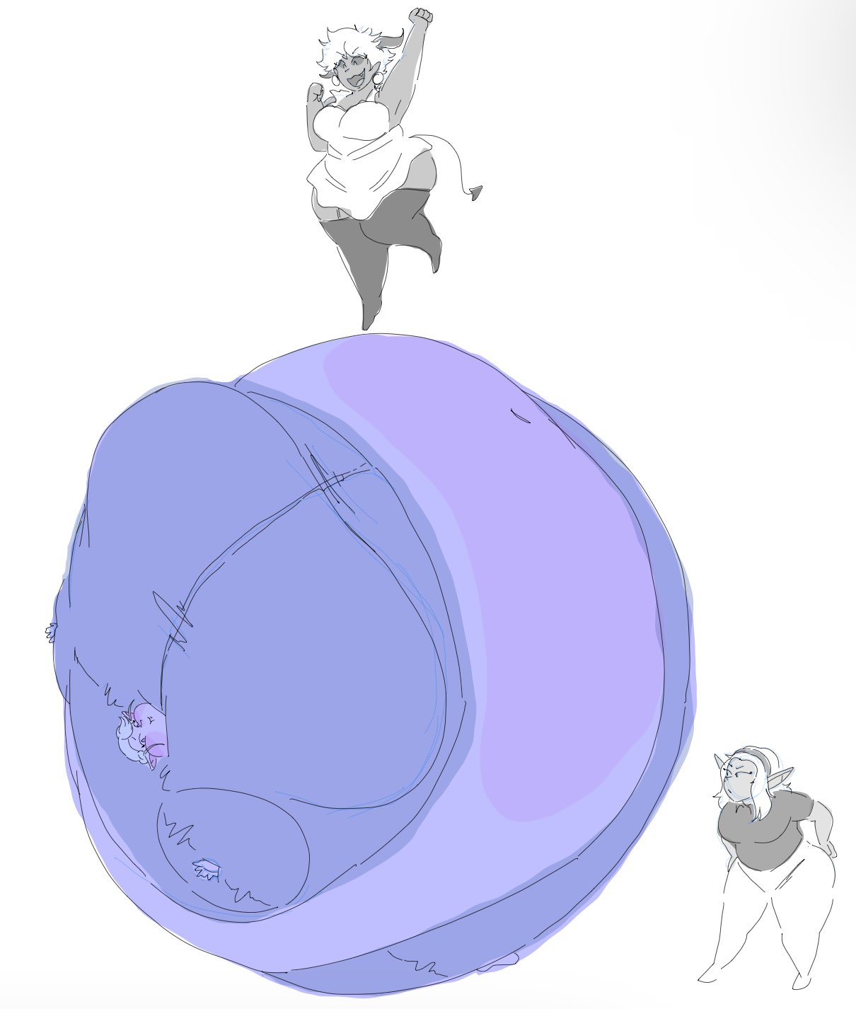Elfuda (Elf-San Wa Yaserarenai) Rule 34 Image