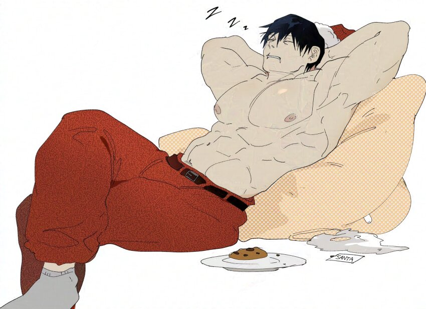 Fushiguro Touji (Christmas) Rule 34 Image