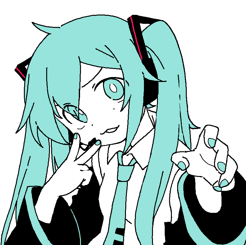 Hatsune Miku (Vocaloid) Rule 34 Image