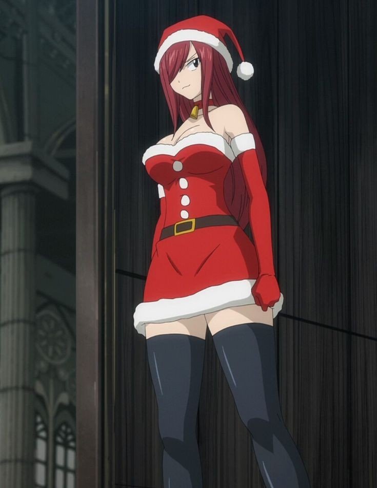 Erza Scarlet (Christmas) Rule 34 Image