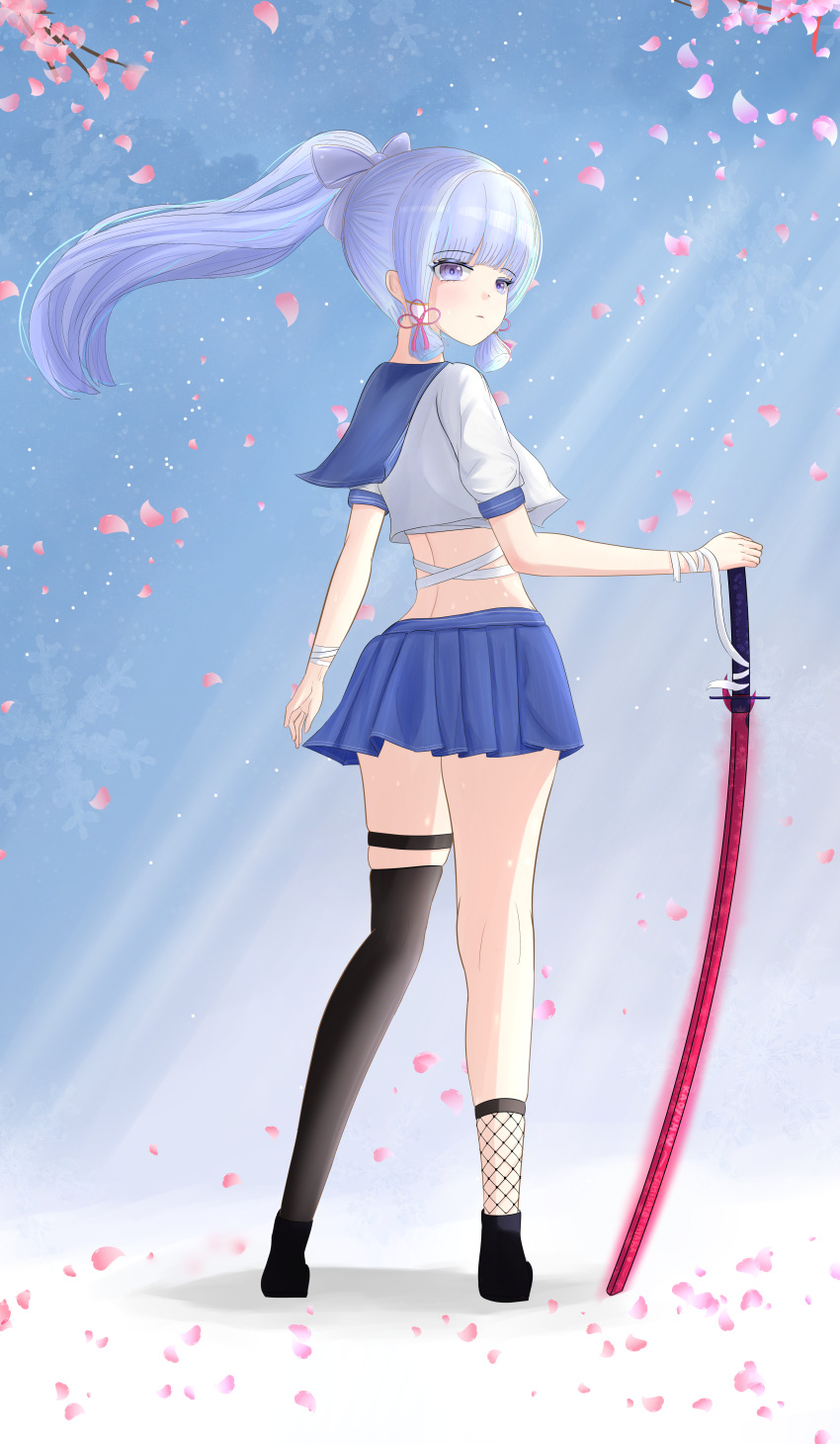 Kamisato Ayaka (Ayaka (Genshin Impact)) Rule 34 Image