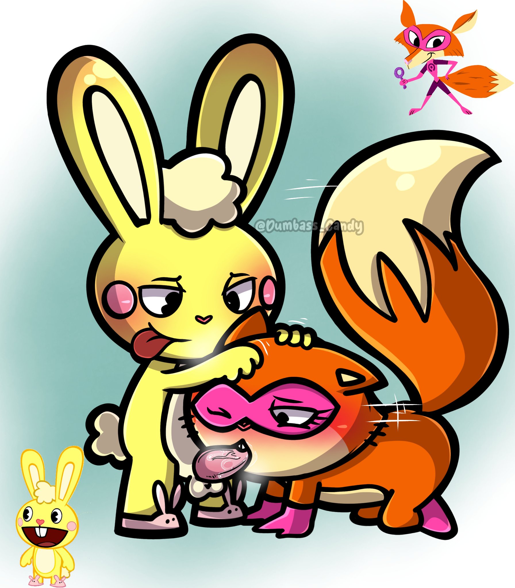 Cuddles (Happy Tree Friends) Rule 34 Image