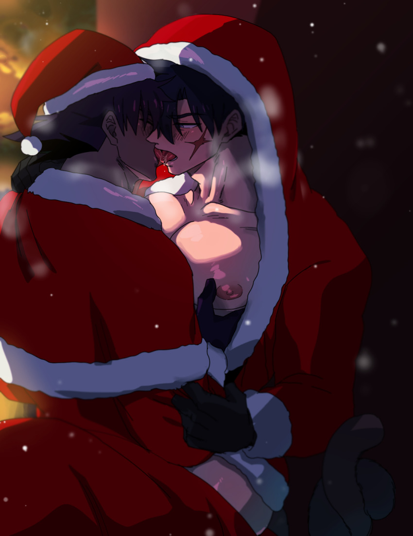 Bardock (Christmas) Rule 34 Image