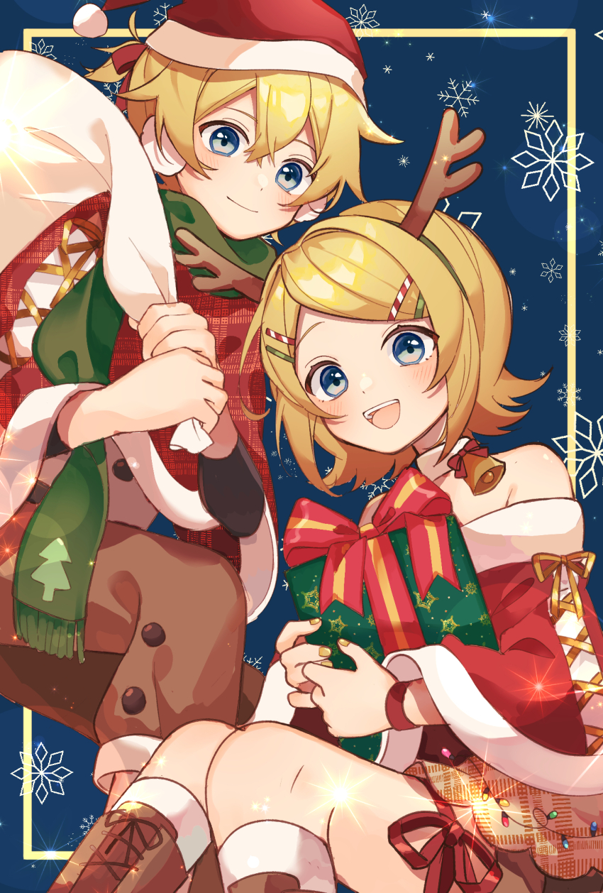 Kagamine Len (Christmas) Rule 34 Image