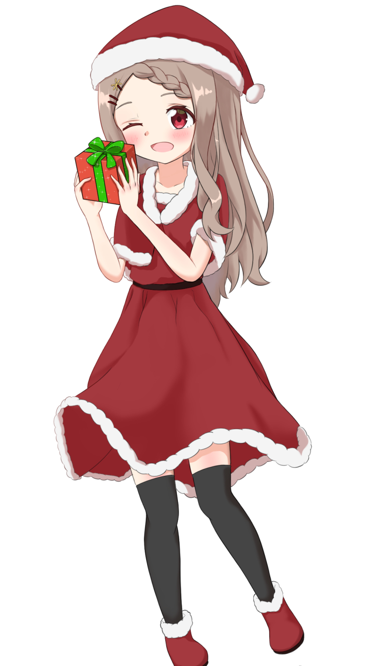 Aoba Kokona (Christmas) Rule 34 Image