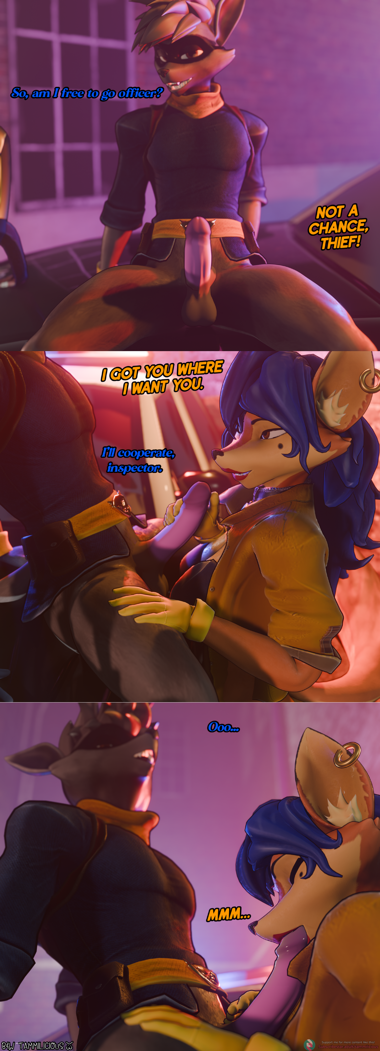 Carmelita Fox (Sly Cooper (Series)) Rule 34 Image