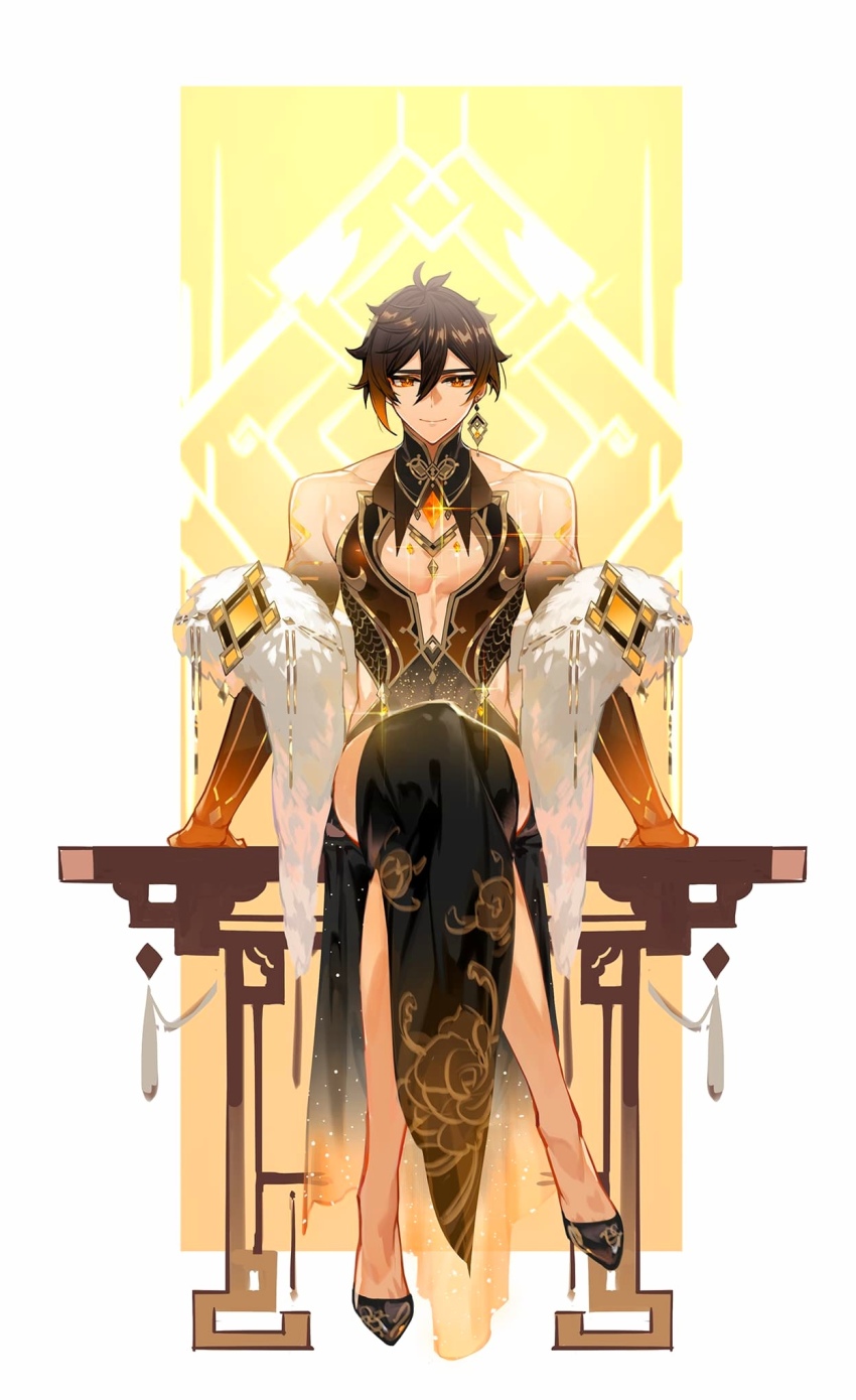 Zhongli (Genshin Impact) Rule 34 Image