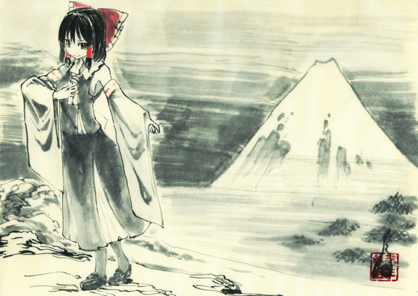 Hakurei Reimu (Touhou) Rule 34 Image