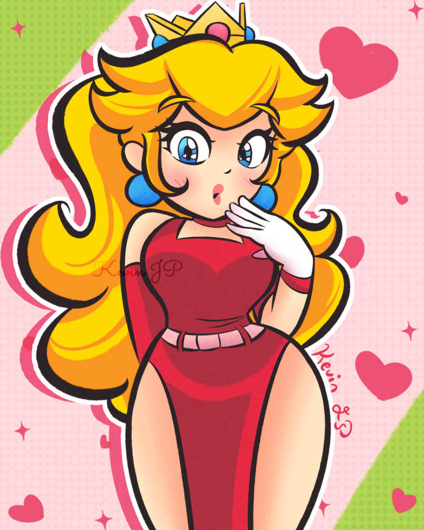 Princess Peach (Christmas) Rule 34 Image