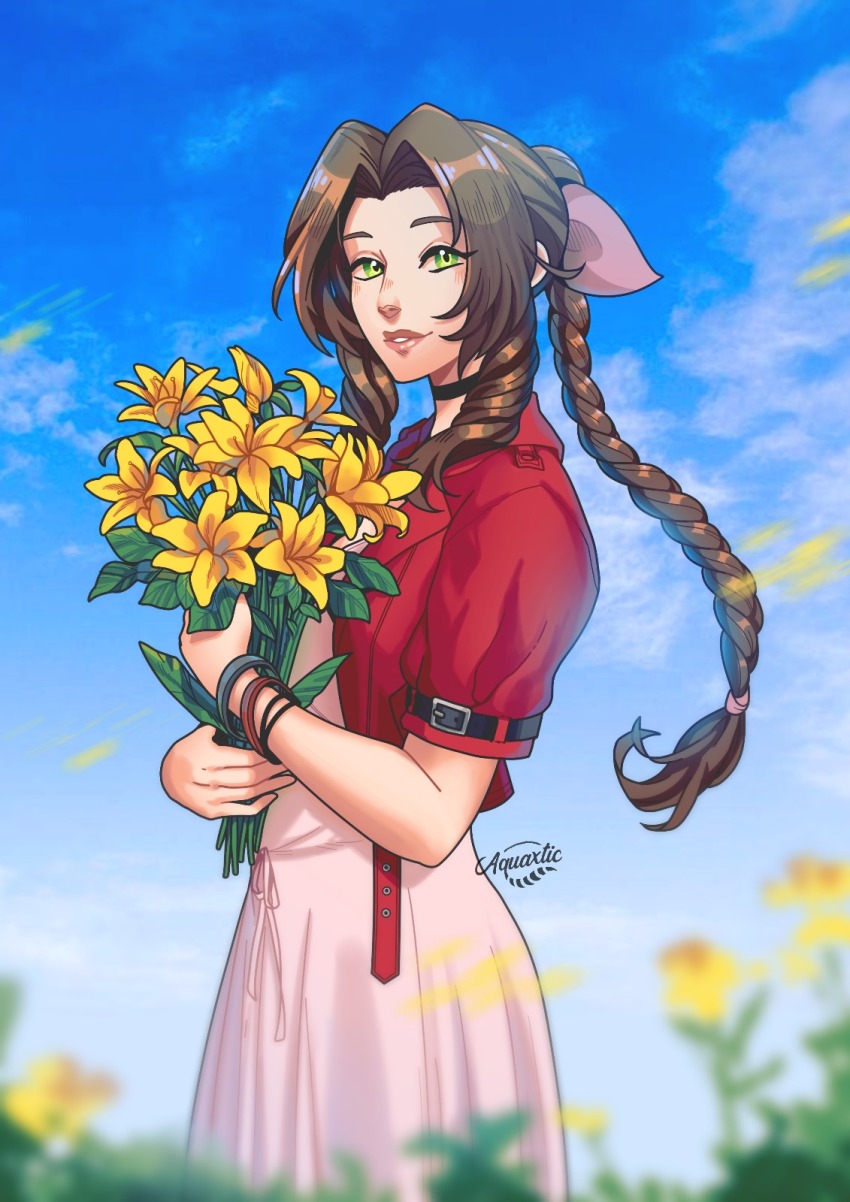 Aerith Gainsborough (Final Fantasy) Rule 34 Image