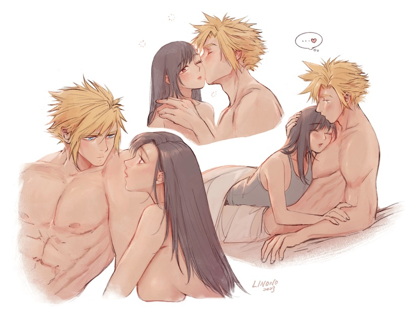Cloud Strife (Final Fantasy) Rule 34 Image