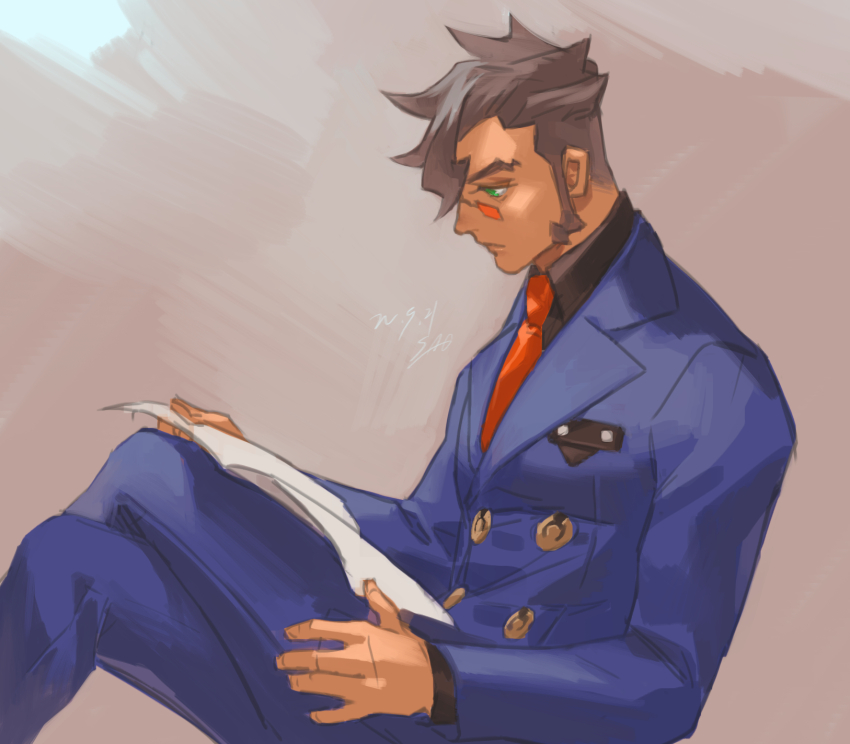 Damon Gant (Ace Attorney) Rule 34 Image