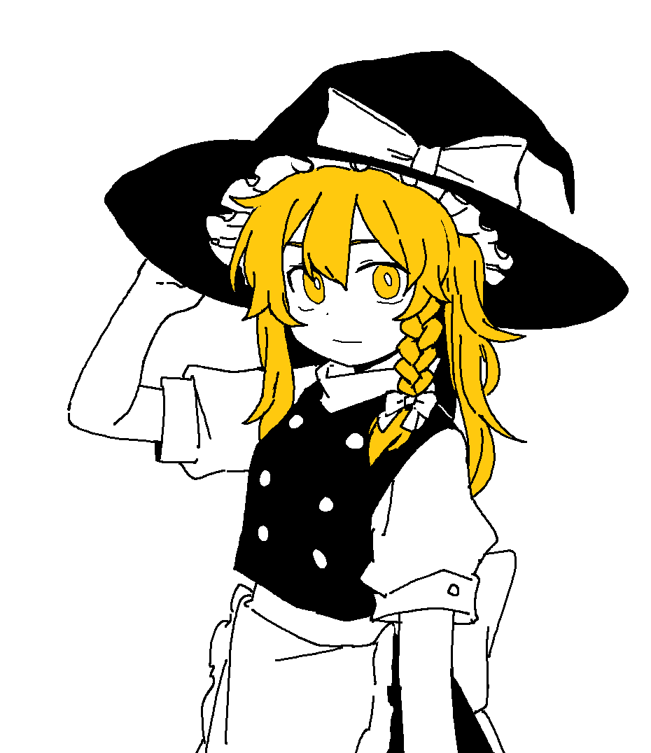 Kirisame Marisa (Touhou) Rule 34 Image