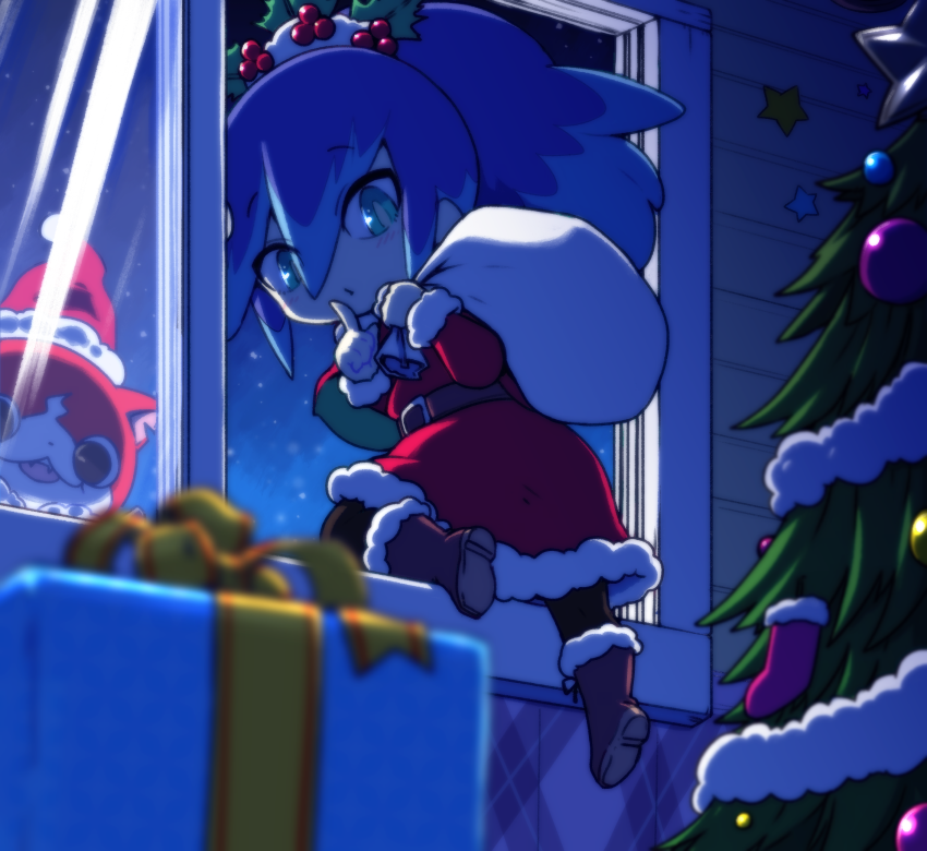 Jibanyan (Christmas) Rule 34 Image