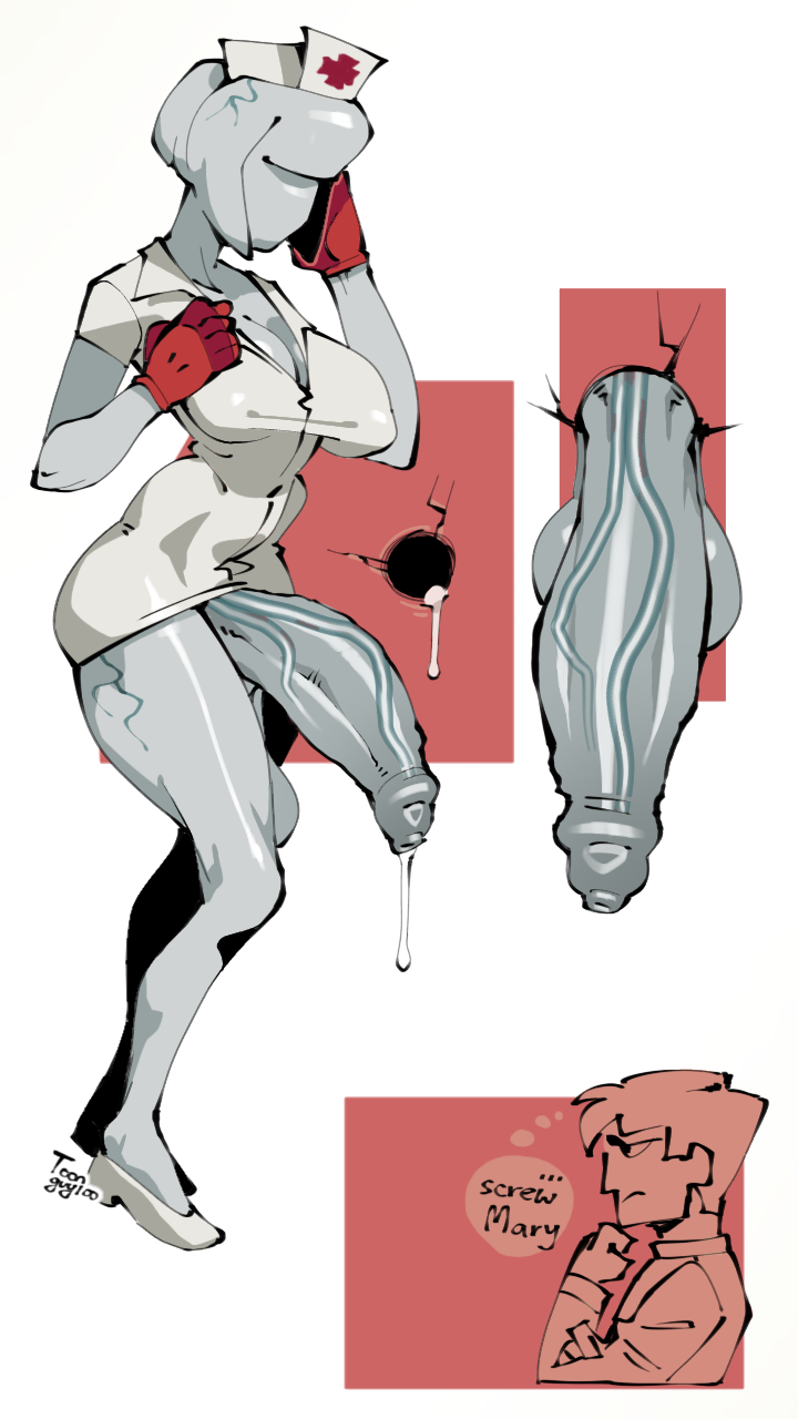 Bubble Head Nurse (Silent Hill) Rule 34 Image
