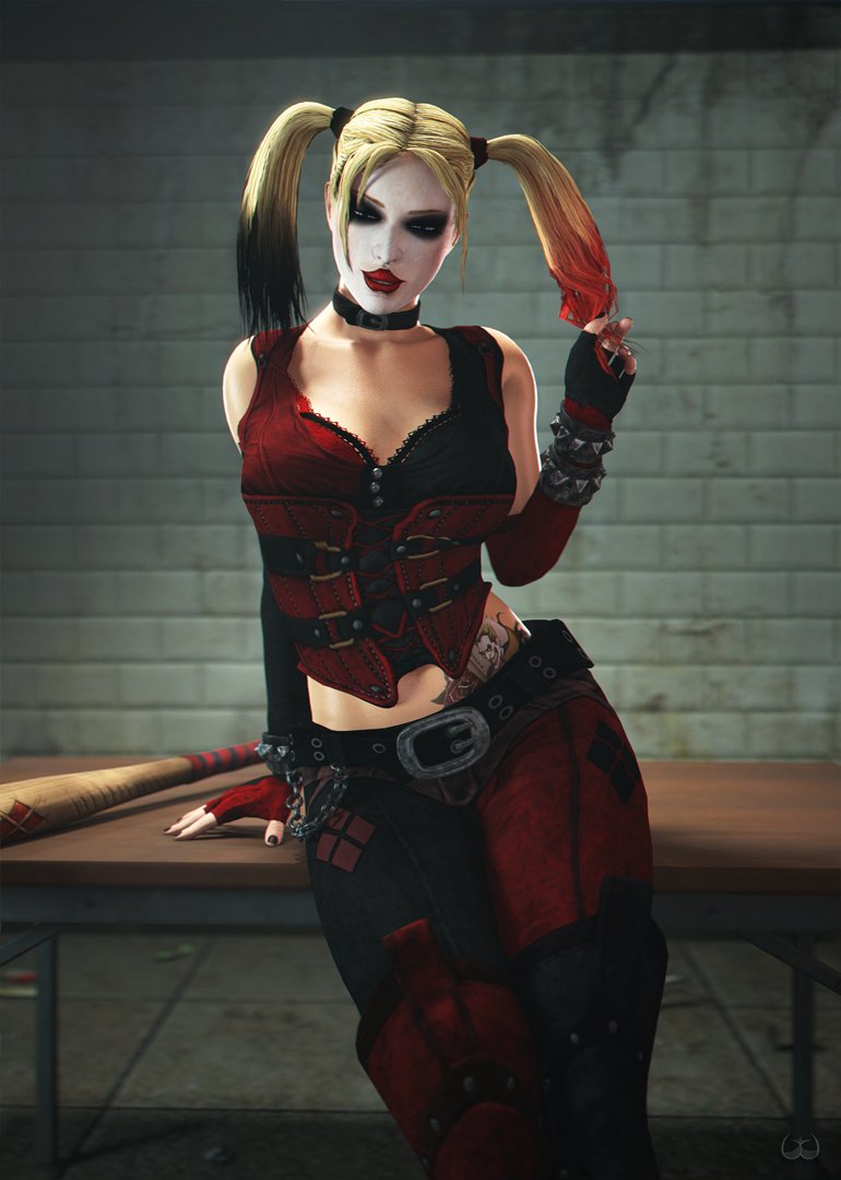 Harley Quinn (Batman: Arkham City) Rule 34 Image