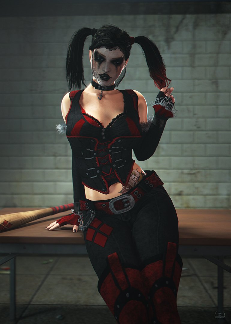 Harley Quinn (Batman: Arkham City) Rule 34 Image