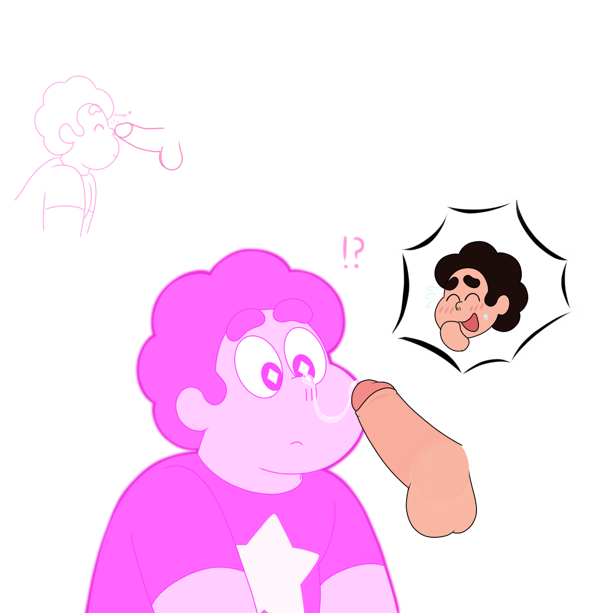 Pink Steven (Steven Universe) Rule 34 Image