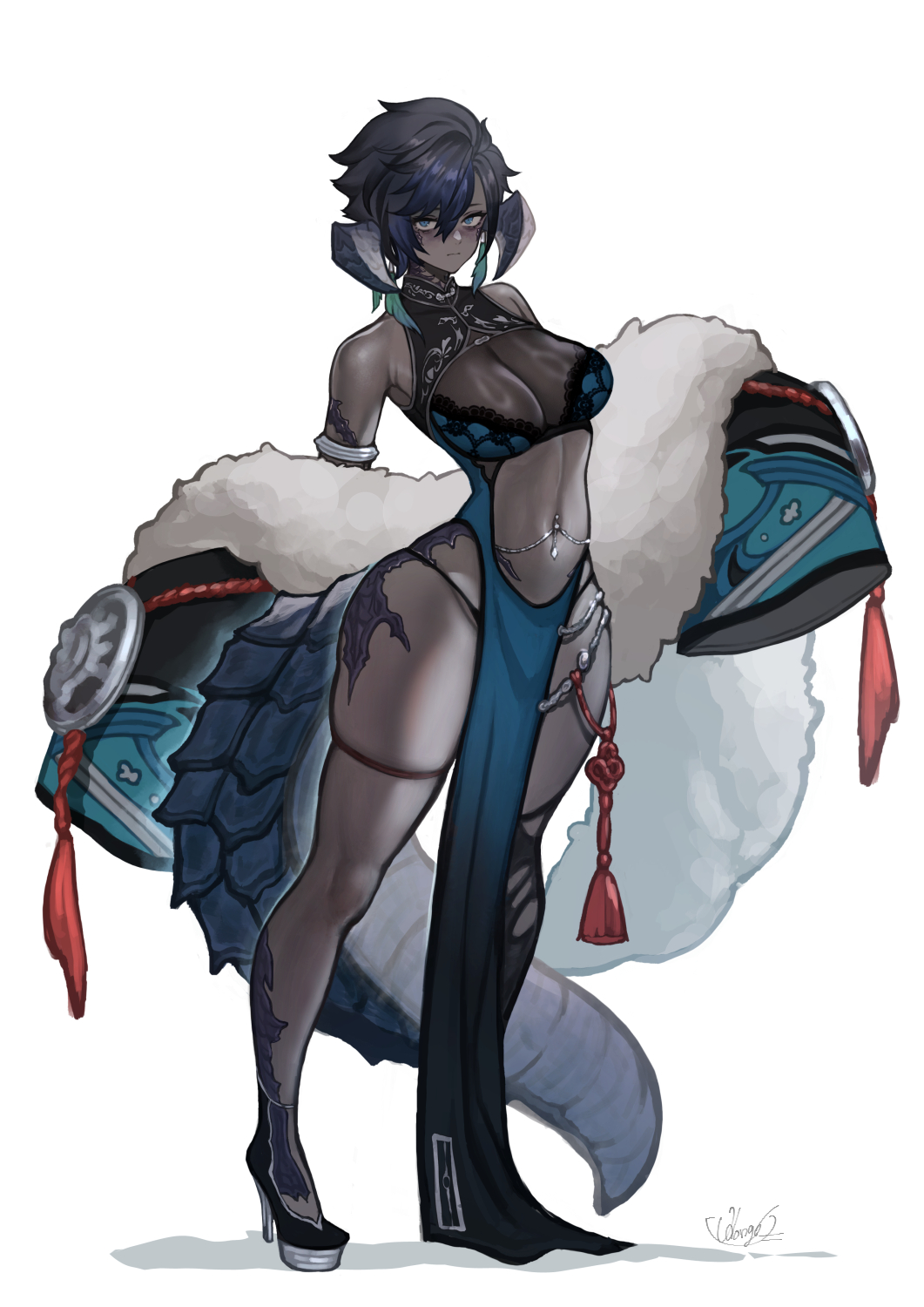 Au Ra (Final Fantasy) Rule 34 Image