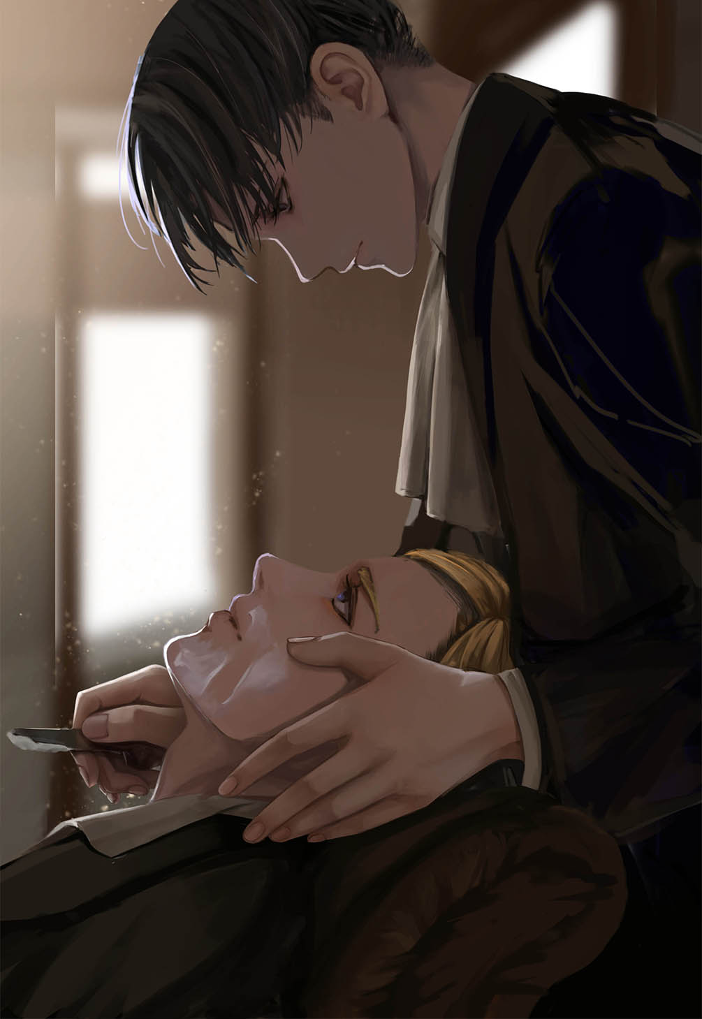 Erwin Smith (Levi (Shingeki No Kyojin)) Rule 34 Image