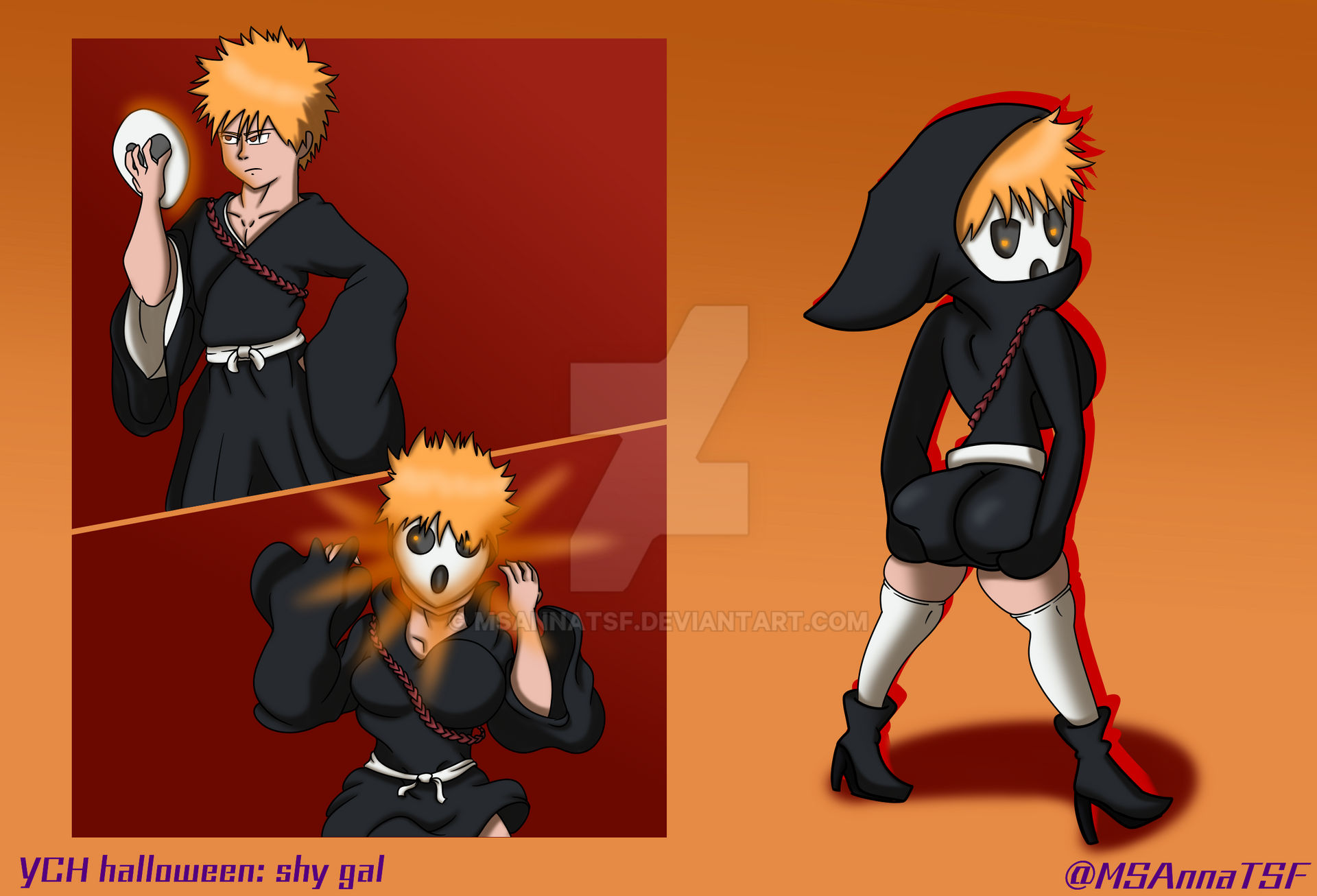 Ichigo Kurosaki (Bleach) Rule 34 Image