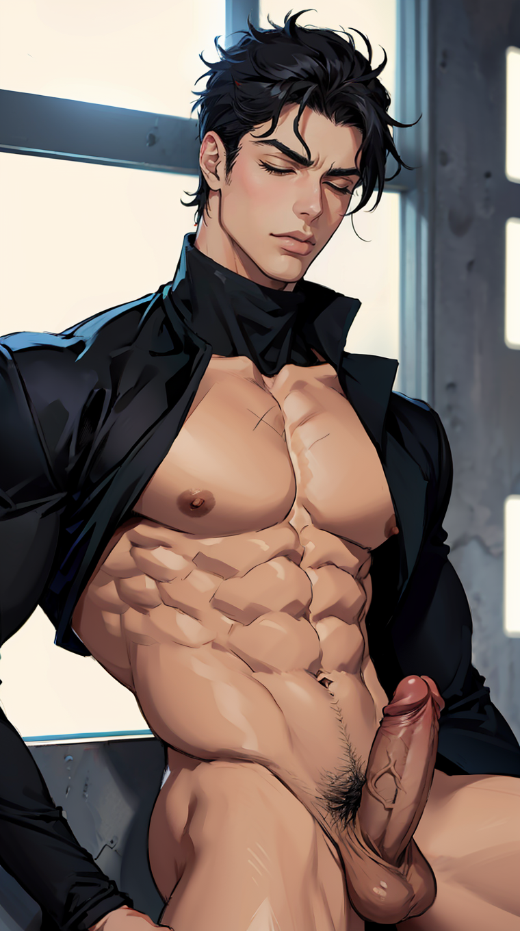Jotaro Kujo (Jojo'S Bizarre Adventure) Rule 34 Image