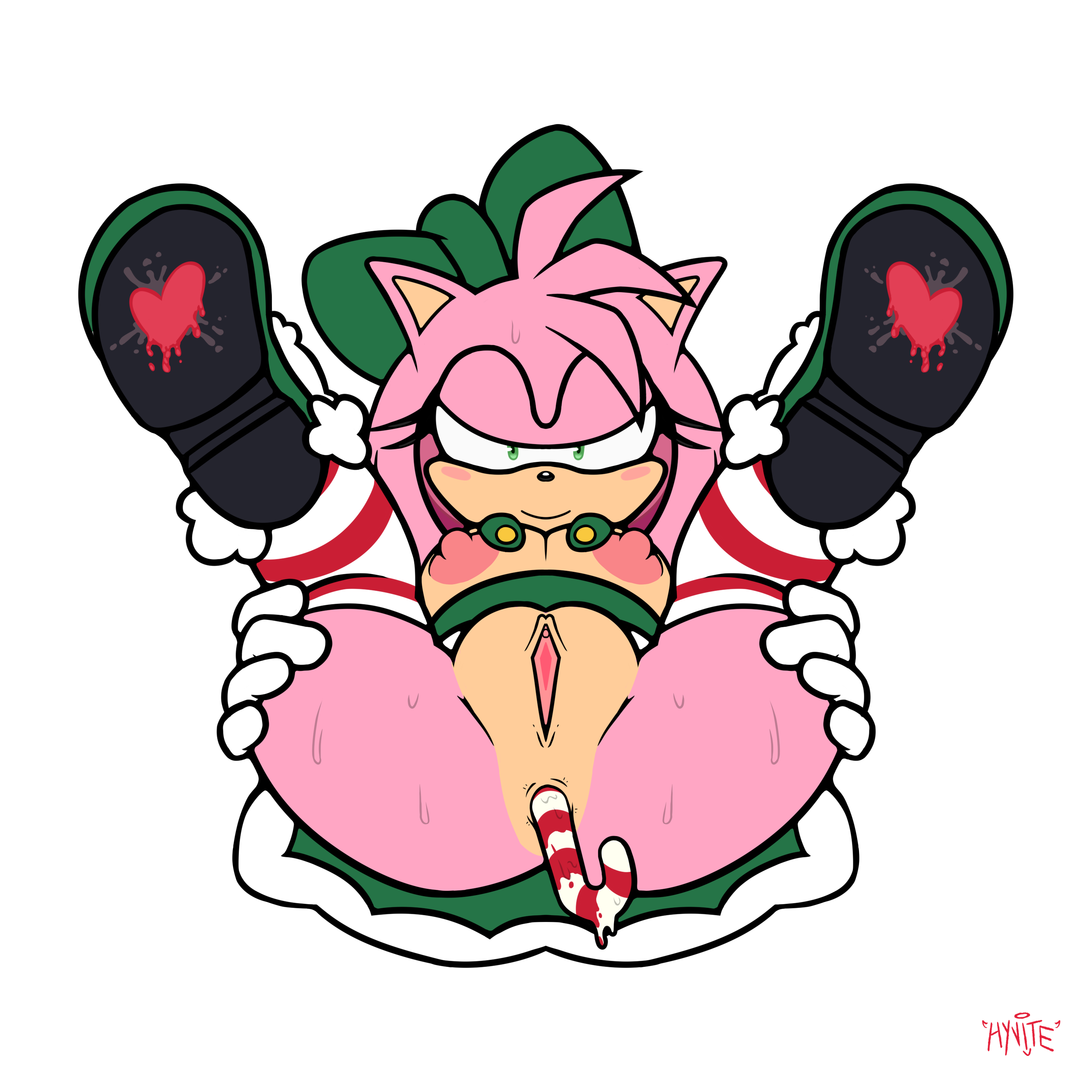 Amy Rose (Christmas) Rule 34 Image
