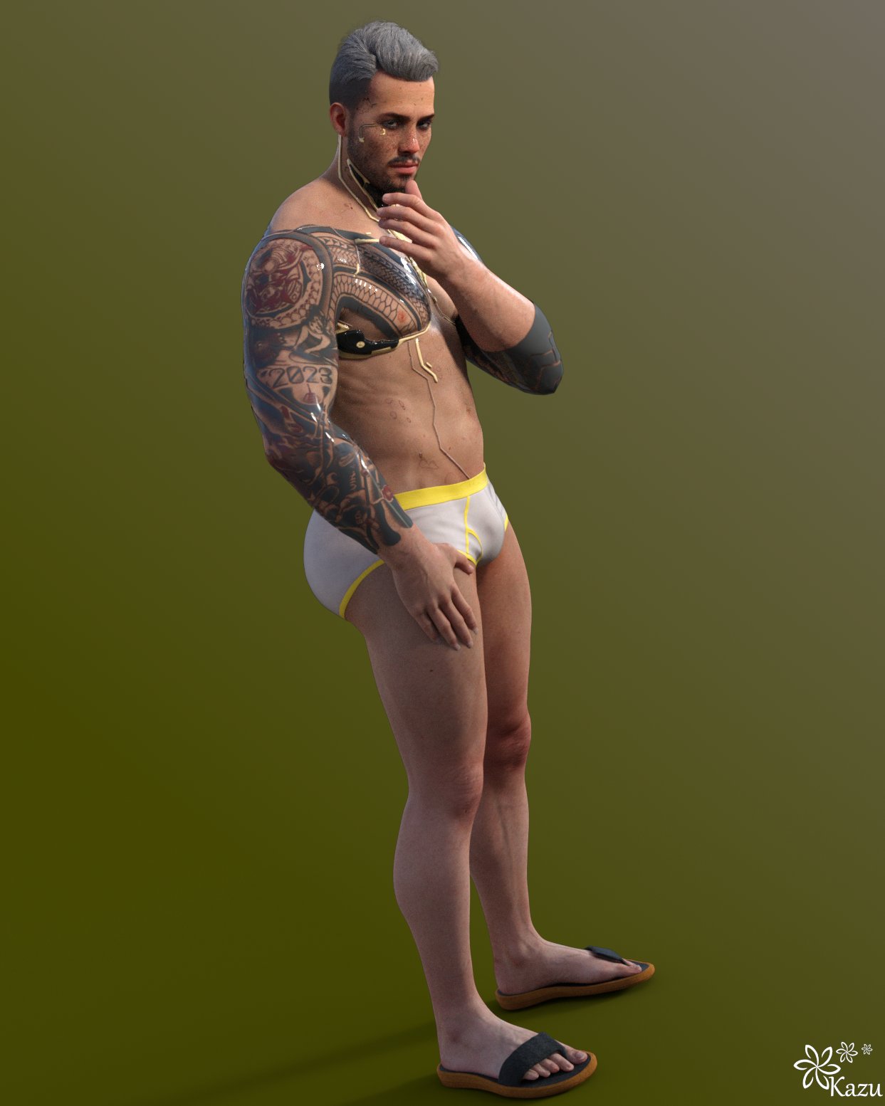 Kerry Eurodyne (Cd Projekt Red) Rule 34 Image