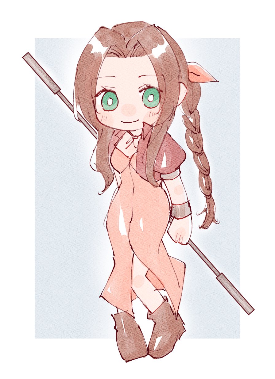 Aerith Gainsborough (Final Fantasy) Rule 34 Image