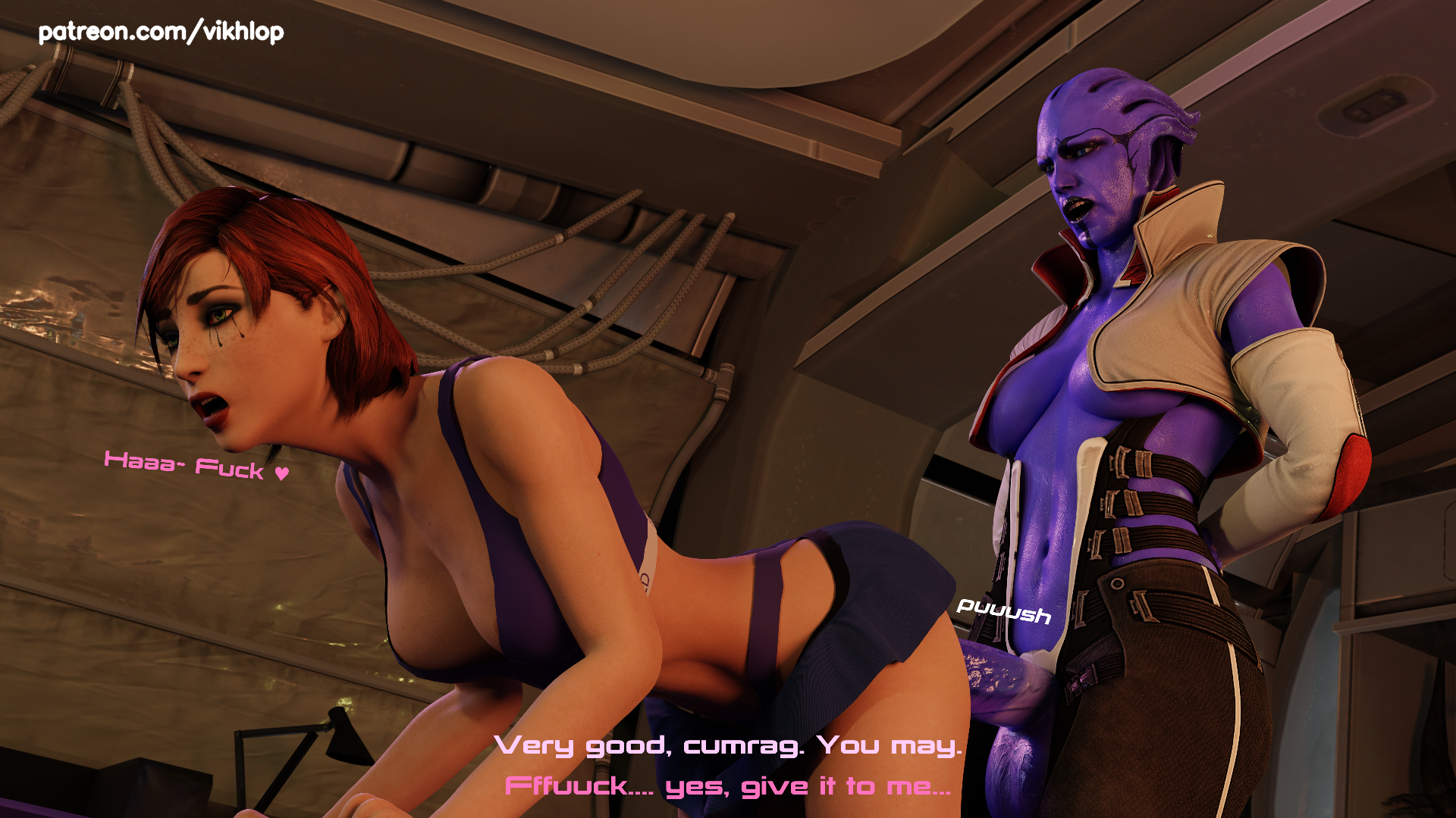 Asari (Aria T'Loak) Rule 34 Image