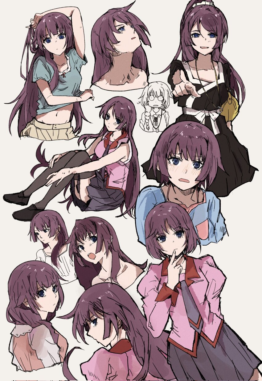 Senjougahara Hitagi (Monogatari (Series)) Rule 34 Image