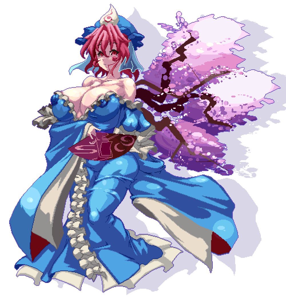 Saigyouji Yuyuko (Touhou) Rule 34 Image