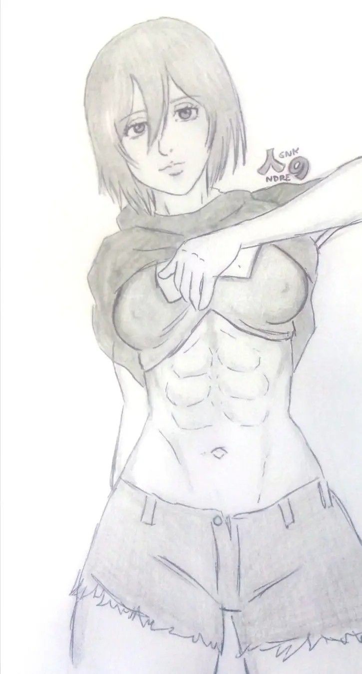 Mikasa Ackerman (Attack On Titan) Rule 34 Image