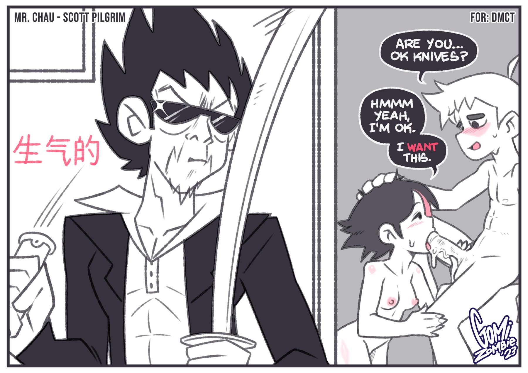 Knives Chau (Scott Pilgrim) Rule 34 Image