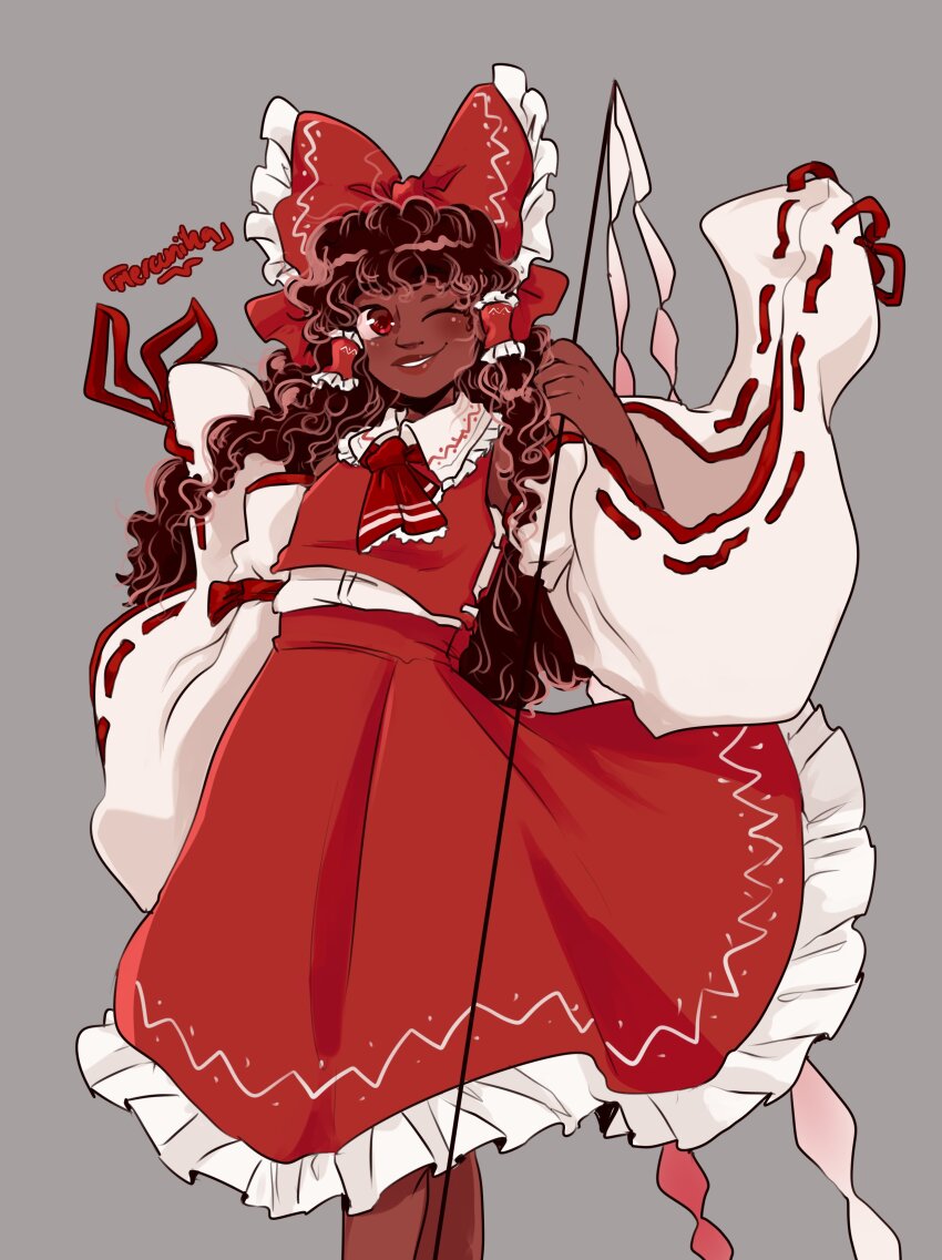 Hakurei Reimu (Touhou) Rule 34 Image