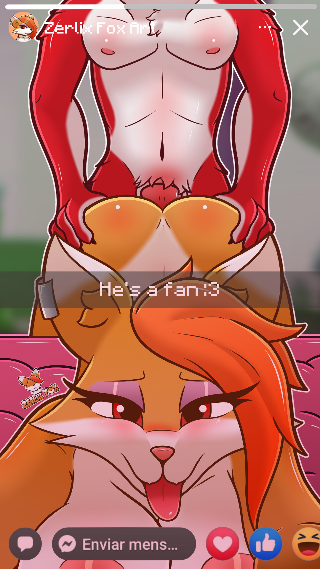 Zerlix Fox (Character) Rule 34 Image