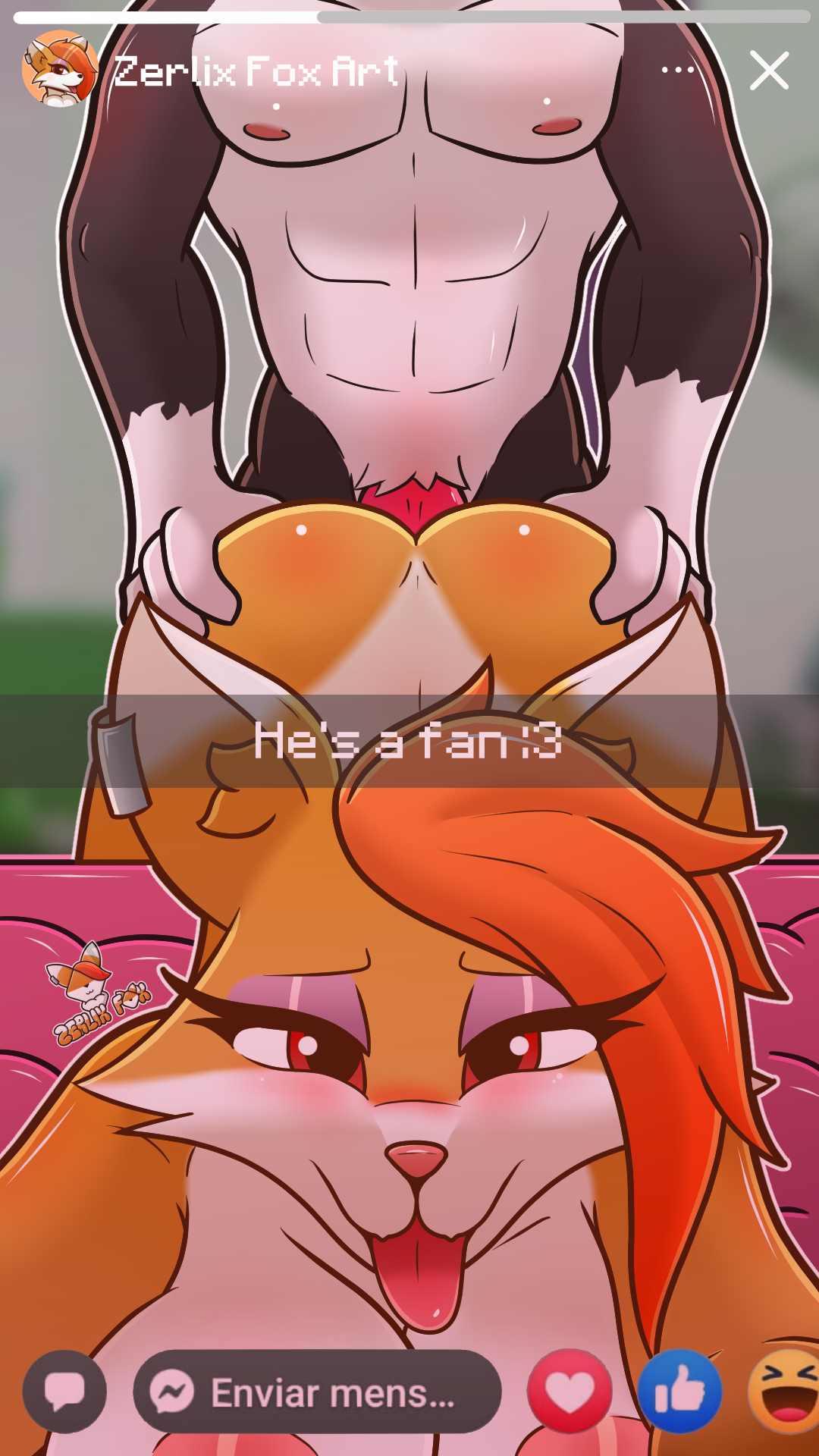 Zerlix Fox (Character) Rule 34 Image
