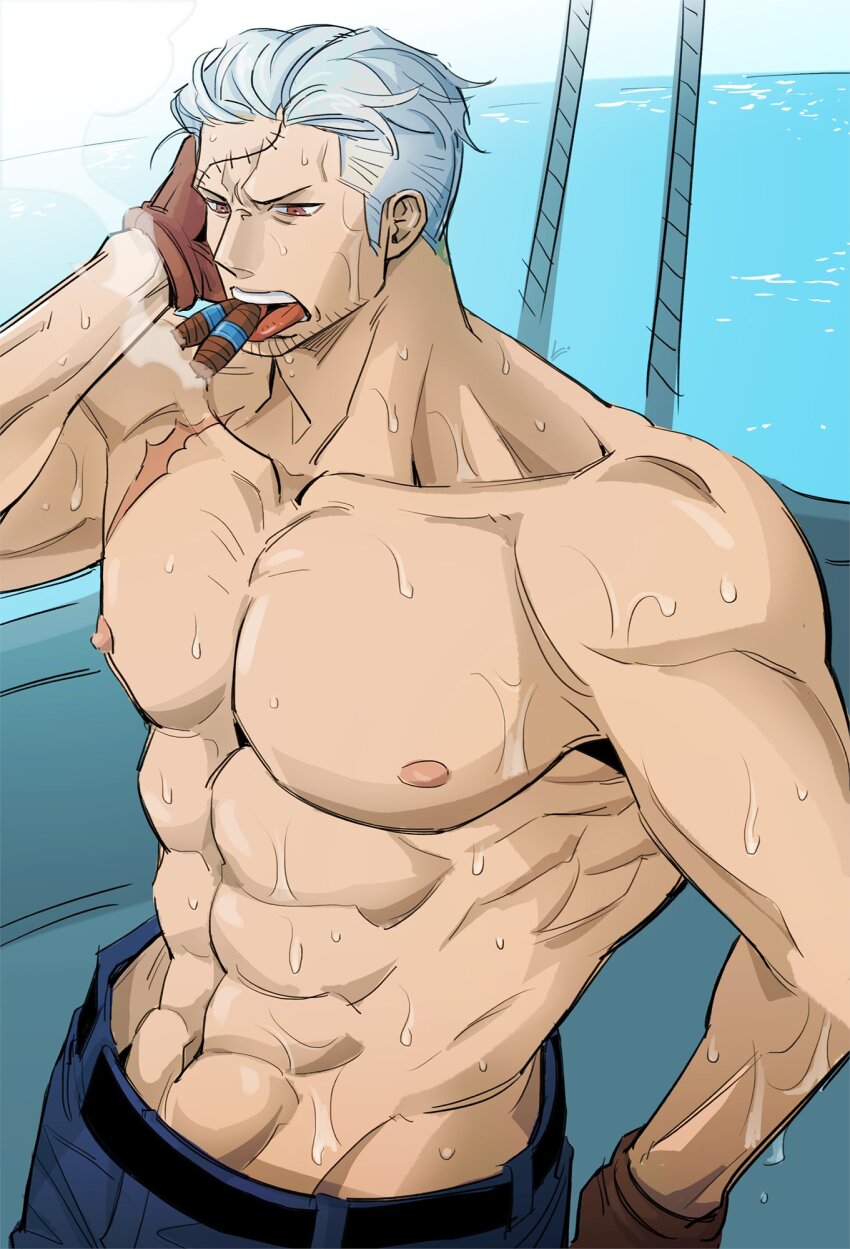 Smoker (One Piece) Rule 34 Image