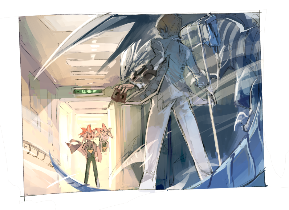 Blue-Eyes White Dragon (Yu-Gi-Oh!) Rule 34 Image