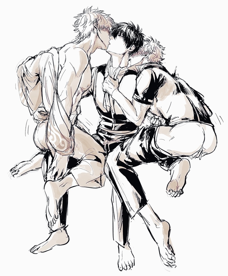 Gintoki Sakata (Gintama) Rule 34 Image