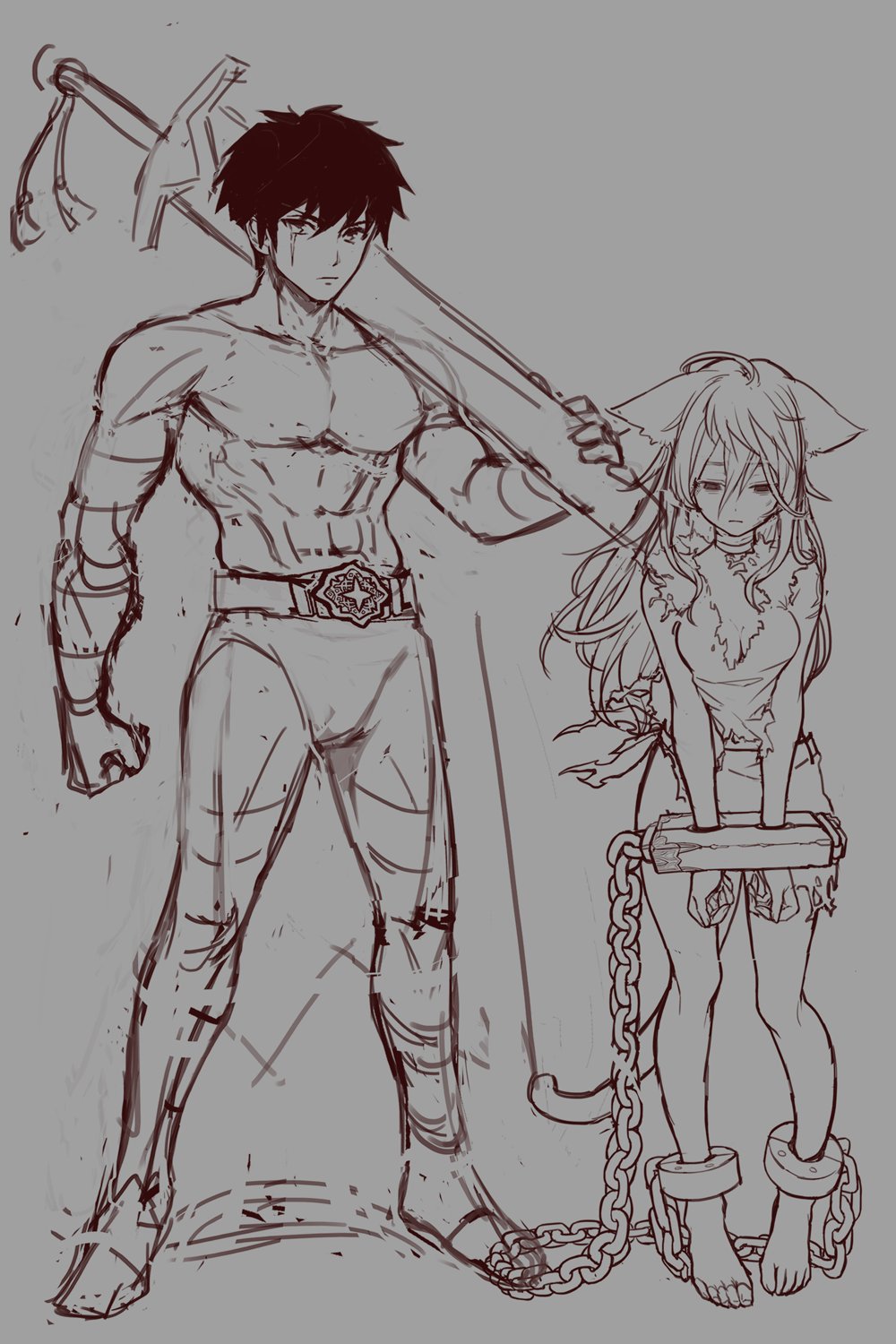 Bound Ankles Rule 34 Image